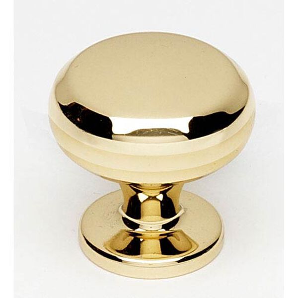 Polished Brass 1-Inch Knob, image 1