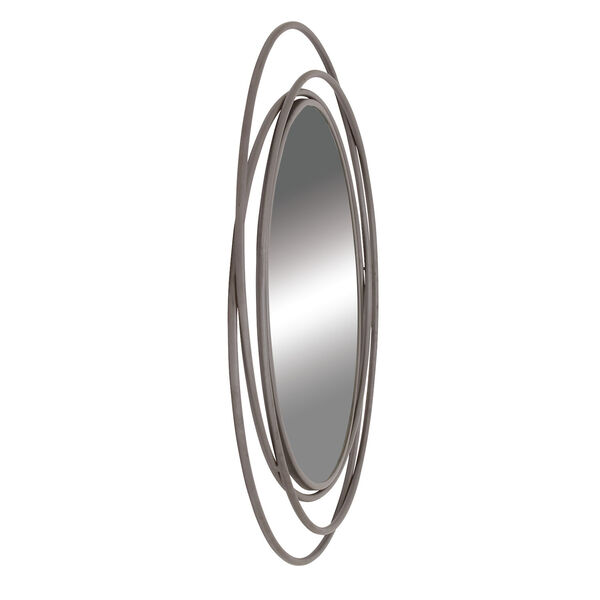 Gray Metal Wall Mirror, image 3