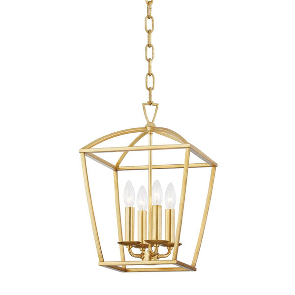 Bryant Gold Four-Light Small Pendant, image 1