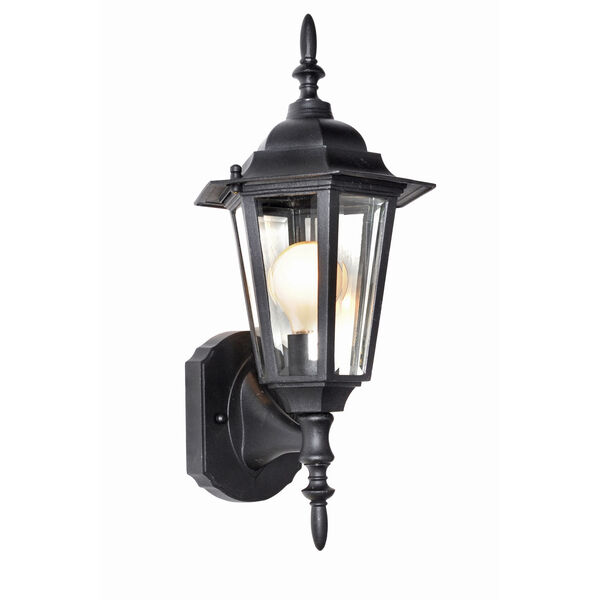 Builder Cast Black One-Light Outdoor Eight-Inch Wall Sconce, image 2
