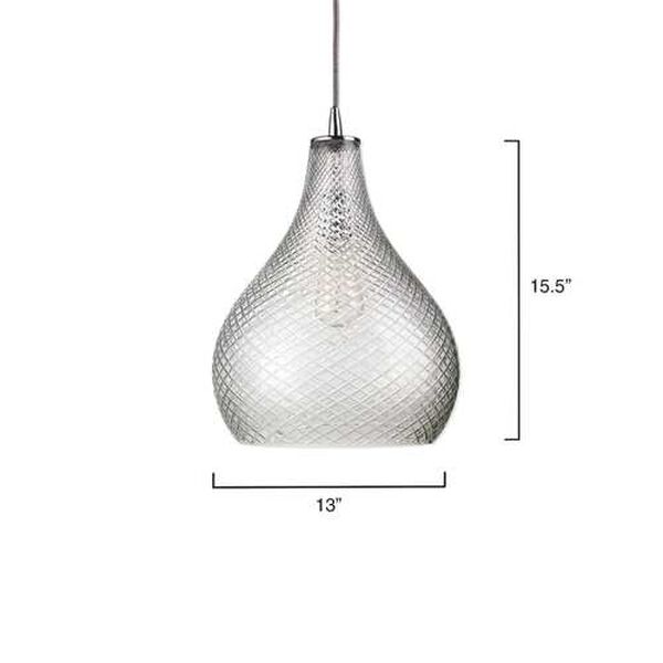 Clear 13-Inch One-Light Pendant, image 4
