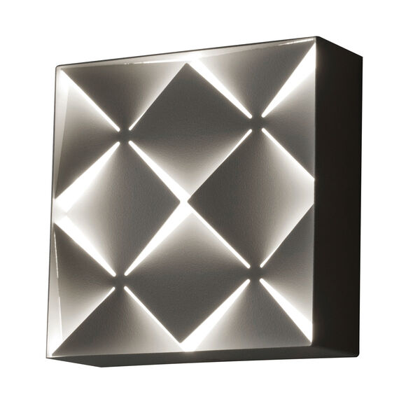 Commons White LED Wall Sconce with White Steel Shade, image 2