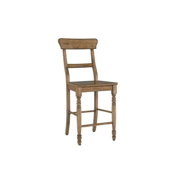 Savannah Court Antique Oak 19-Inch Dining Chair, Set of Two, image 2