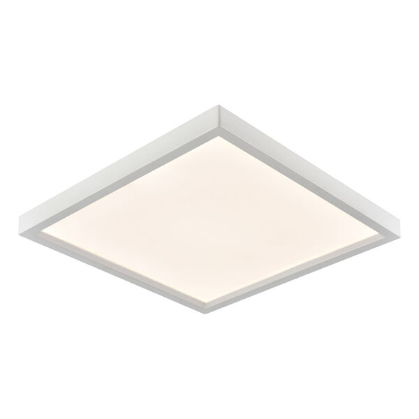 Ceiling Essentials Titan White Eight-Inch ADA LED Square Flush Mount, image 1