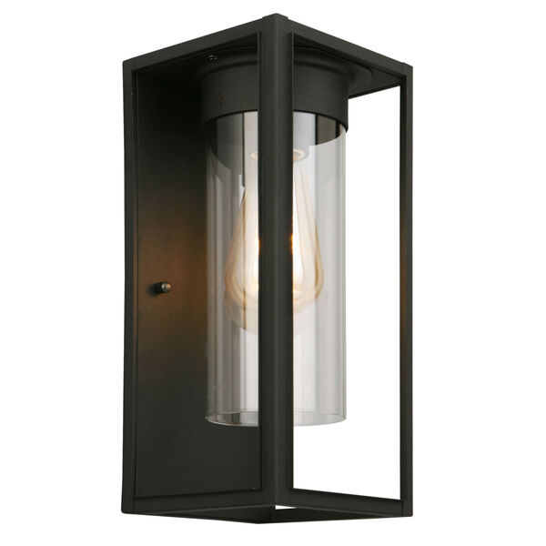 Walker Hill Black Five-Inch One-Light Outdoor Wall Sconce, image 1