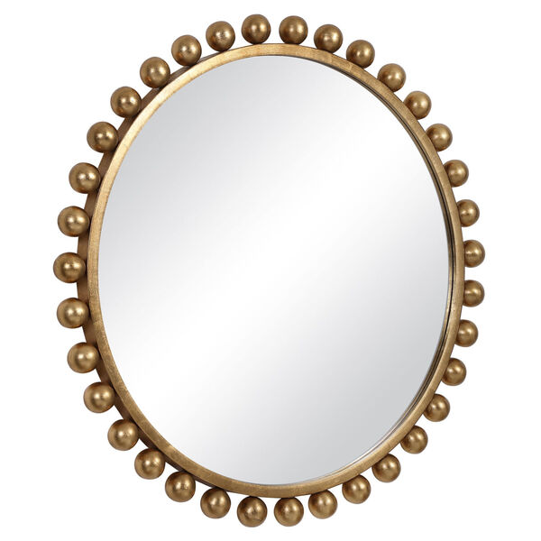 Cyra Gold Round Mirror, image 5