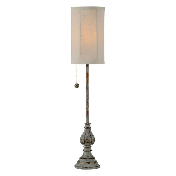 Millie Blue and Gold One-Light 28-Inch Buffet Lamp - Set of Two, image 1