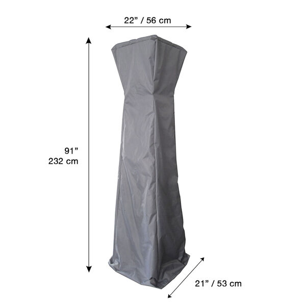 Black Protective Cover for Pillar of Flame Gas Patio Heater, image 2