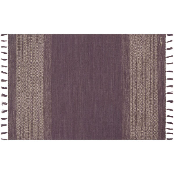 Crafted by Loloi Solano Eggplant Rectangle: 2 Ft. 3 In. x 3 Ft. 9 In. Rug - (Open Box), image 1