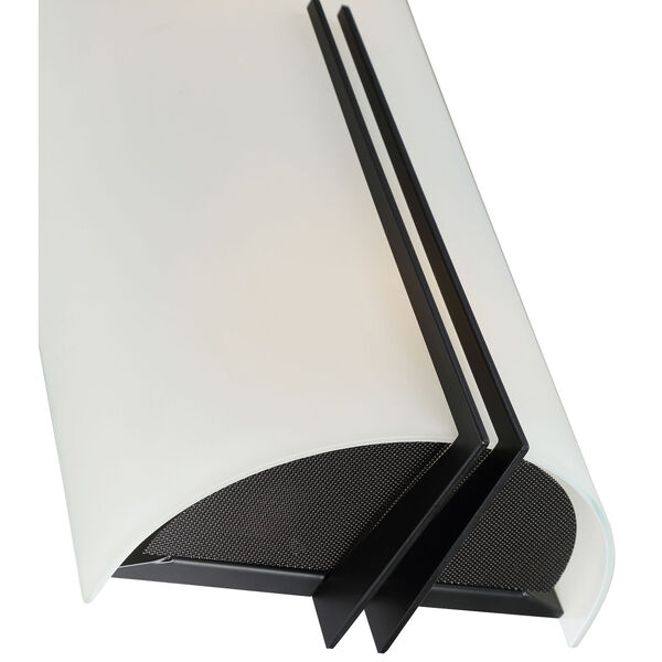Prong Black Outdoor Intergrated LED Wall Sconce, image 5