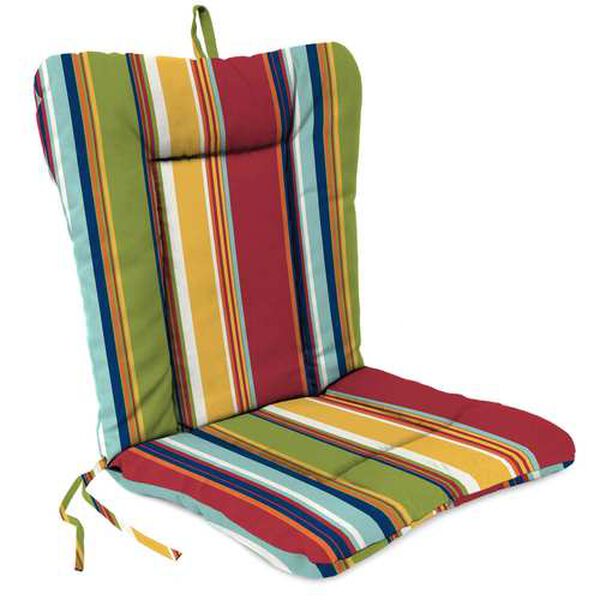 Westport Garden Multicolour 21 x 38 Inches Knife Edge Outdoor Chair Cushion, image 1