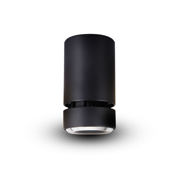Orbit Black LED Flush Mount, image 1