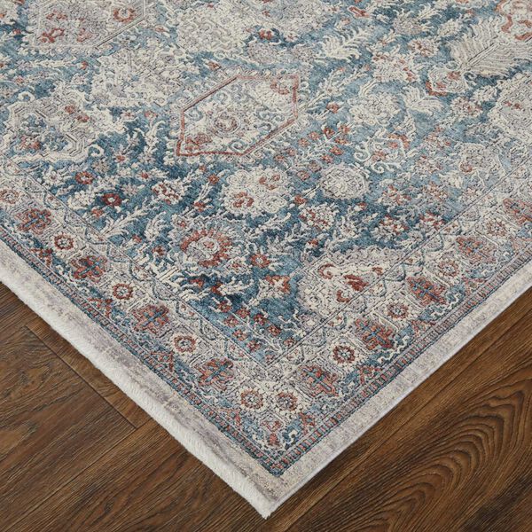 Marquette Blue Ivory Area Rug, image 5