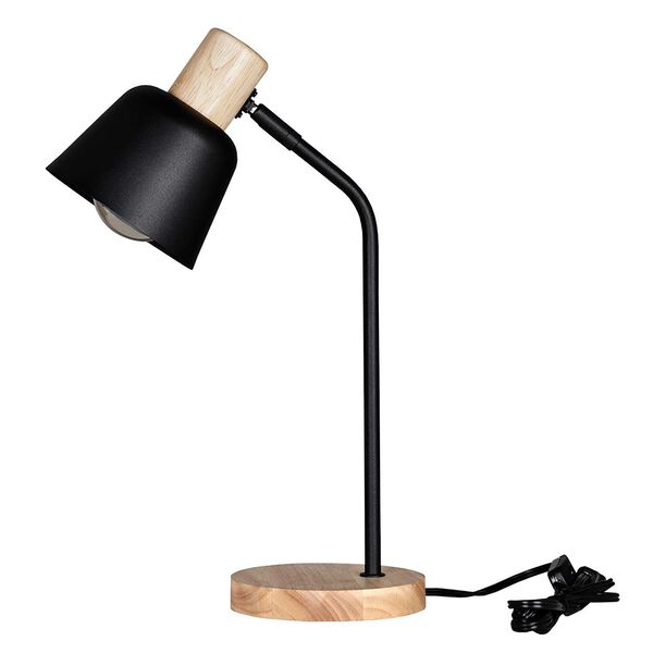 Lizella Black Natural One-Light Table Lamp, image 1