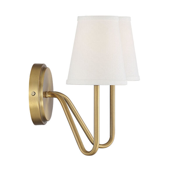 Lyndale Natural Brass Two-Light Wall Sconce, image 4