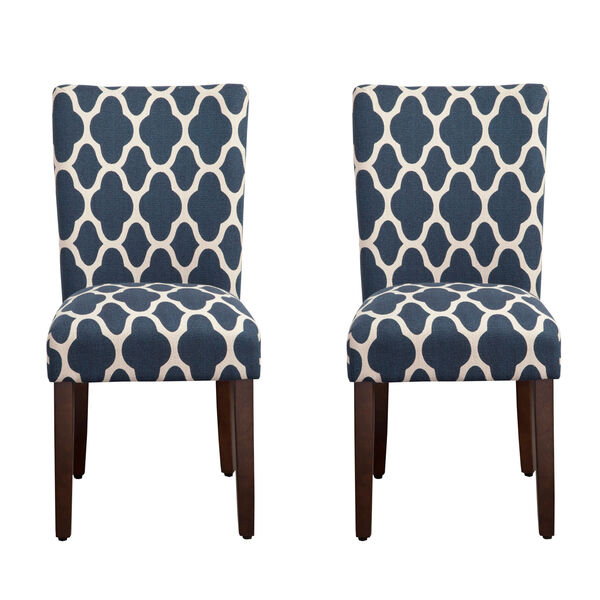 Parsons Chair, Navy Blue, Set of Two, image 1