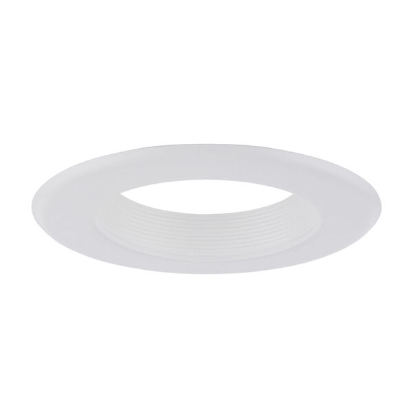 Baffle White Six-Inch Recessed Trim Ring, image 1