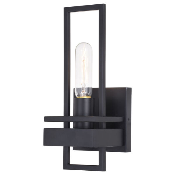 Marquis Matte Black One-Light Wall Sconce, image 1