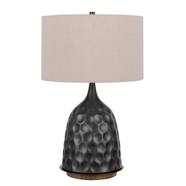 Oskaloosa Charcoal Grey One-Light Table Lamp, image 1