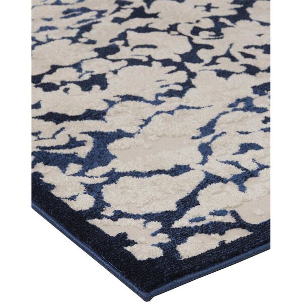 Remmy Abstract Ivory Blue Area Rug, image 5