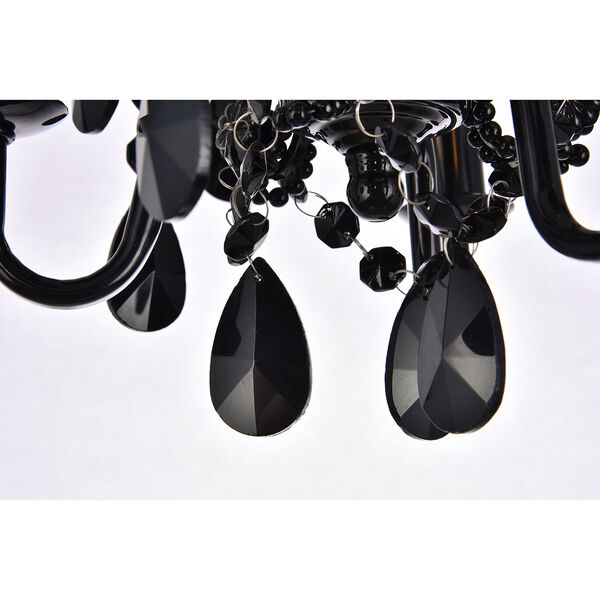 Karter Polished Black Three-Light Mini Pendant, image 5