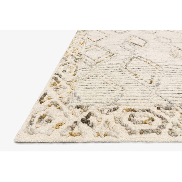 Justina Blakeney Leela Ivory and Lagoon Rectangle: 2 Ft. 6 In. x 7 Ft. 6 In. Rug, image 2