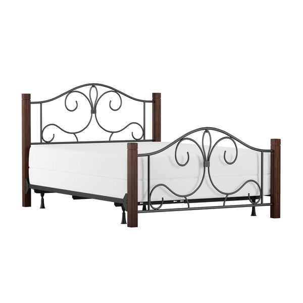 Destin Brushed Cherry Queen Bed, image 1