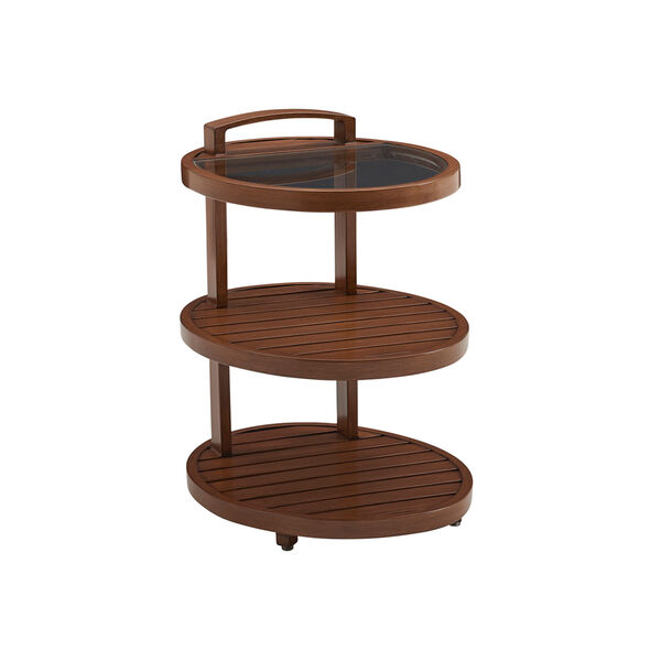 Harbor Isle Brown Tiered End Table, image 1