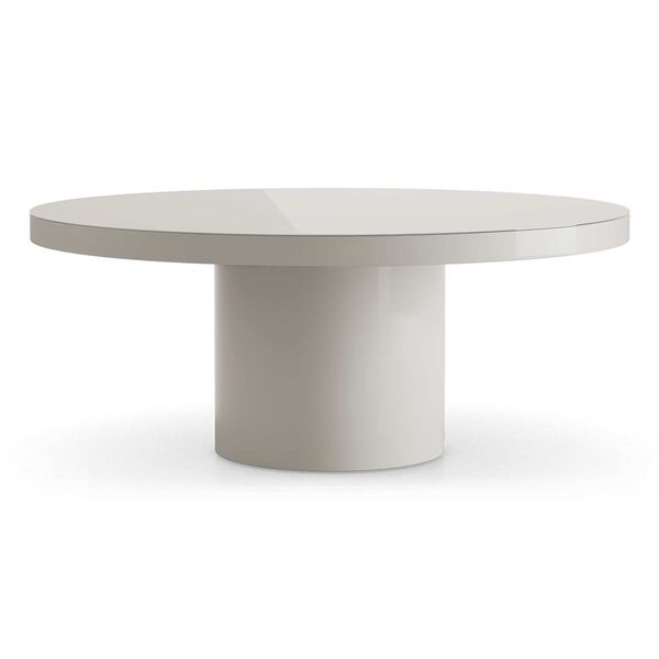 Daventry Glossy Chateau Gray Dining Table, image 1