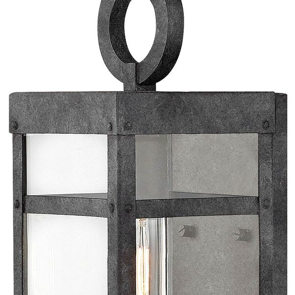 Porter Aged Zinc 6-Inch One-Light Outdoor Mini Wall Mount, image 2