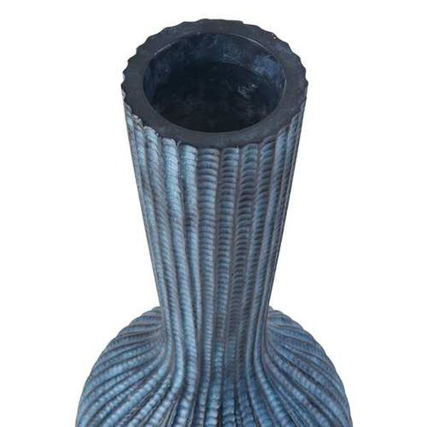 Delphi Cerulean Blue 10-Inch Vase, image 2