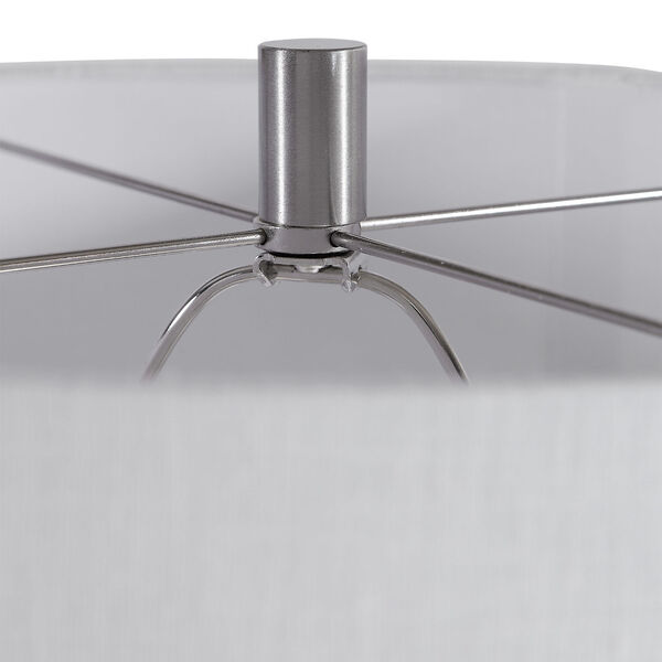 Maxime Brushed Nickel Table Lamp, image 4