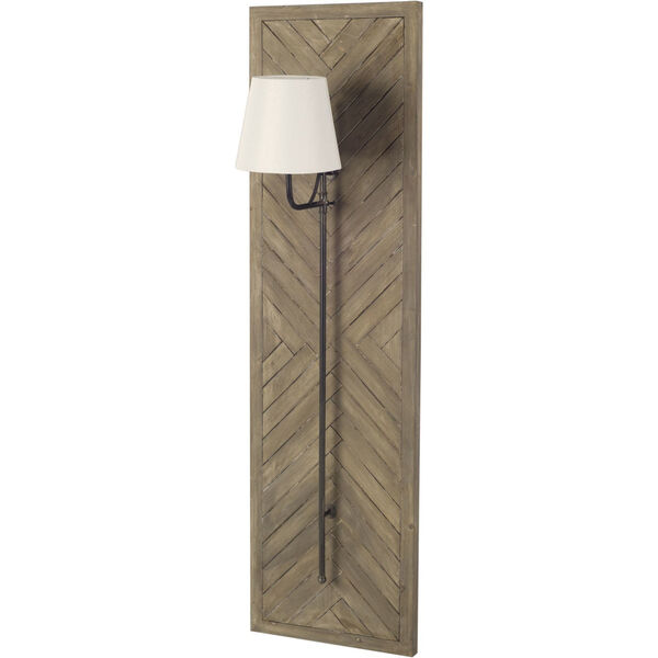 Vector Brown and Copper One-Light Rectangular Wall Sconce, image 1