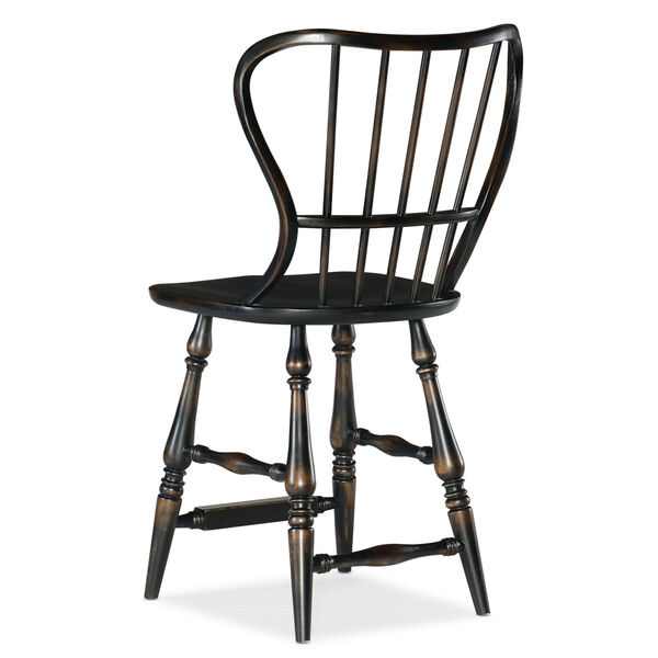 Ciao Bella Black 43-Inch Spindle Back Counter Stool, image 2