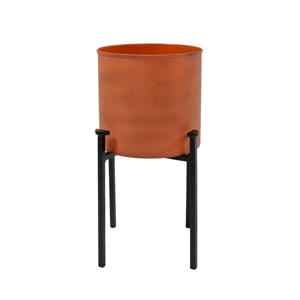 Eileen Burnt Sienna Planter with Bowl, image 4