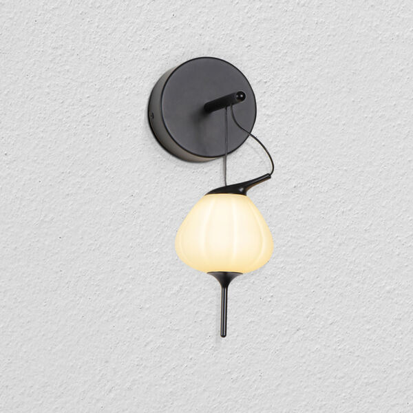 Lecce Black LED Wall Sconce Title 24, image 1