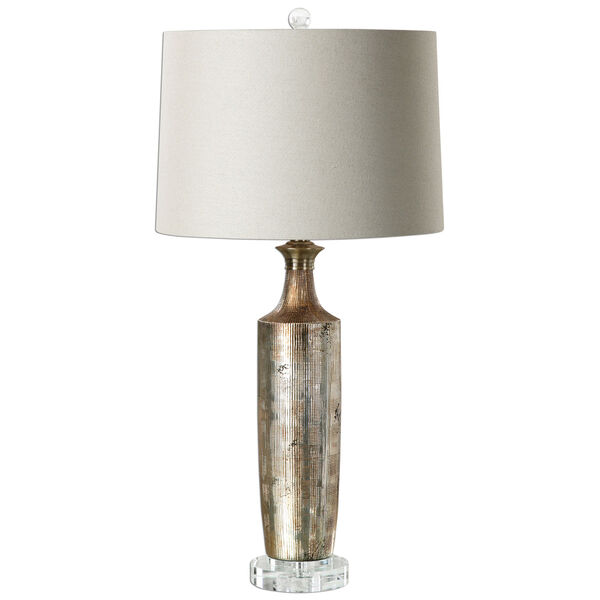Valdieri Metallic Bronze One-Light Table Lamp, image 1