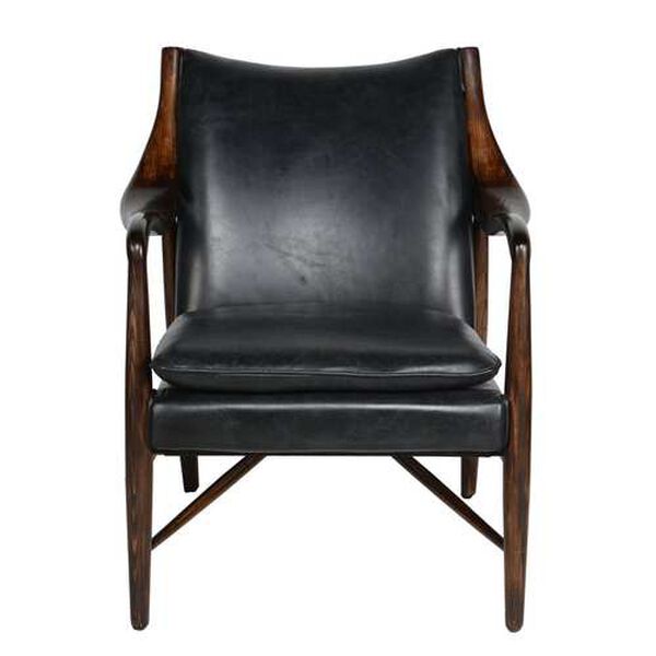 Finley Black and Brown Club Chair, image 1