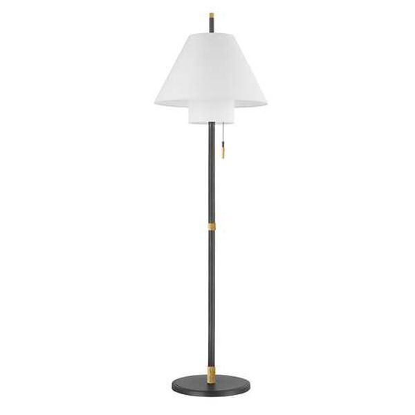 Glenmoore Aged Brass One-Light Floor Lamp, image 1