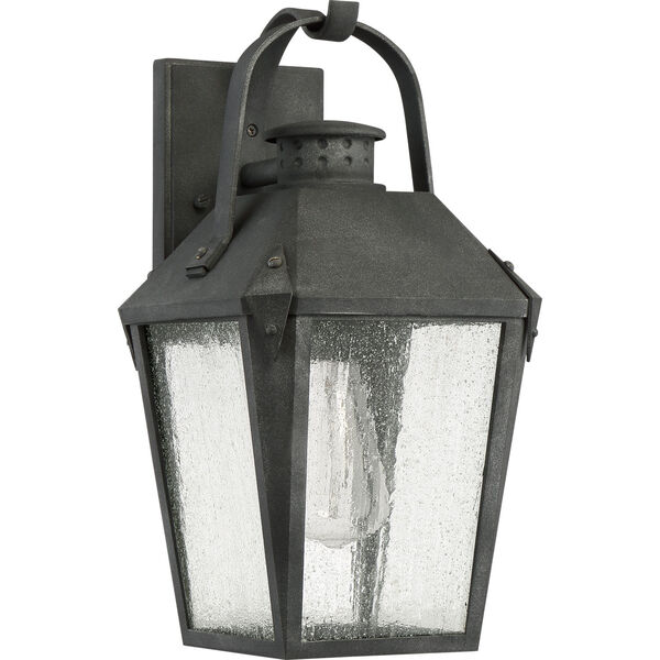 Carriage Mottled Black 8-Inch One-Light Outdoor Wall Lantern, image 2