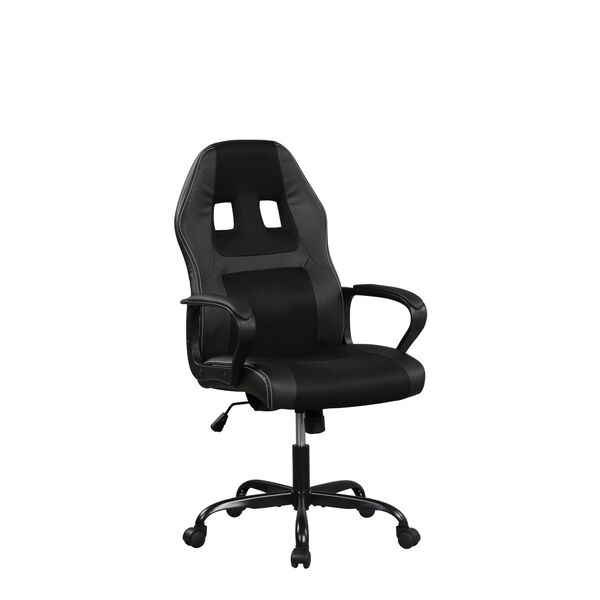 Concorde Black Gaming Office Chair with Faux Leather, image 3