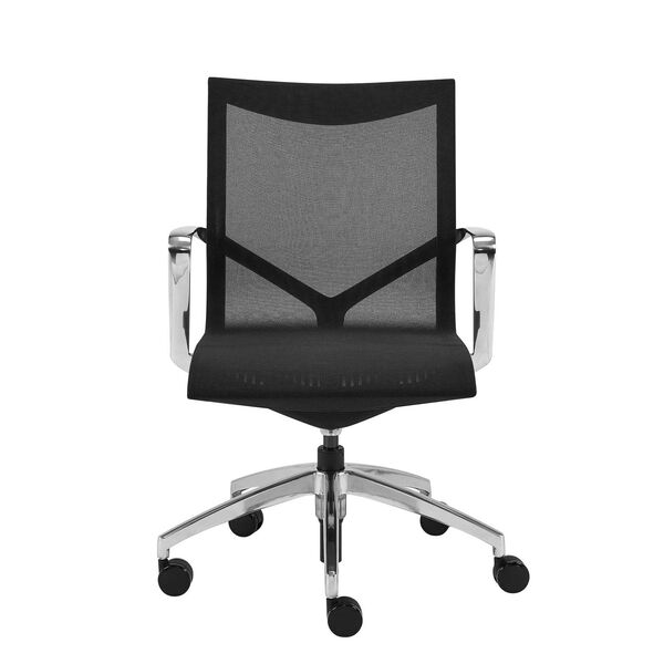 Tertu Black Low Back Office Chair, image 1