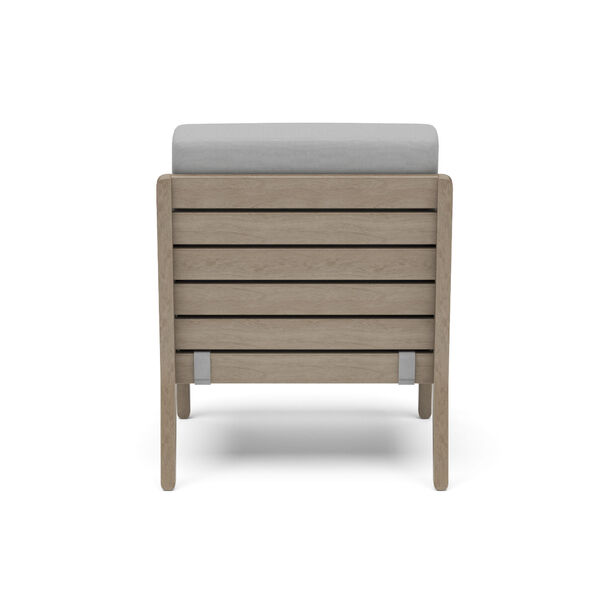 Sustain Rattan and Gray Outdoor Lounge Chair, image 5
