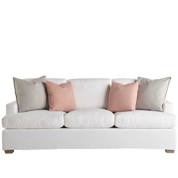 Miranda Kerr Malibu White Lacquer Slipcover Sofa, image 2