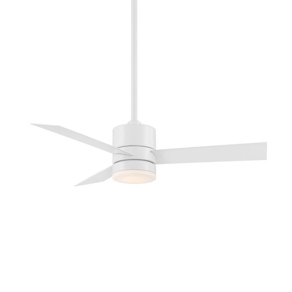 San Francisco Matte White 44-Inch LED Smart Indoor Outdoor Ceiling Fan, image 1