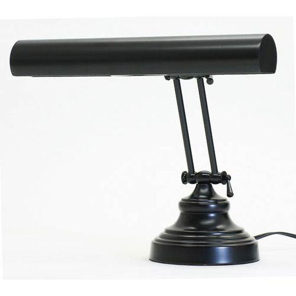 Advent Black Two-Light Piano and Desk Lamp, image 1