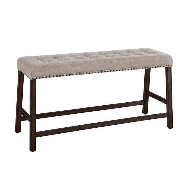 Harmony Cove Upholstered Counter Bench, image 1