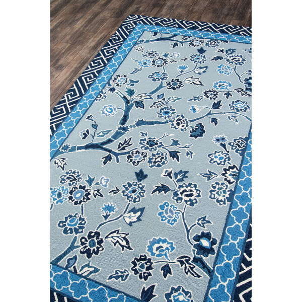 Under A Loggia Blossom Dearie Blue Rectangular: 3 Ft. 9 In. x 5 Ft. 9 In. Rug, image 3
