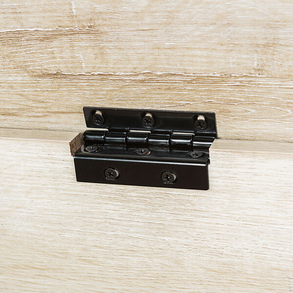 48-Inch Open-Top Storage Bench with Shoe Shelf  - White Oak, image 6