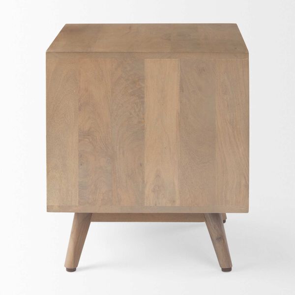 Sable Light Brown Wood Side Table, image 3